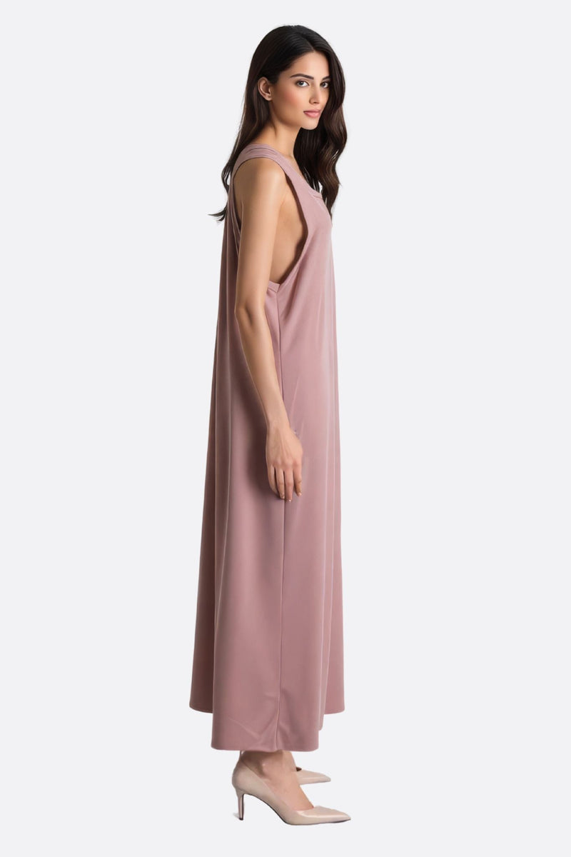 Women’s Powder Pink Maxi Dress