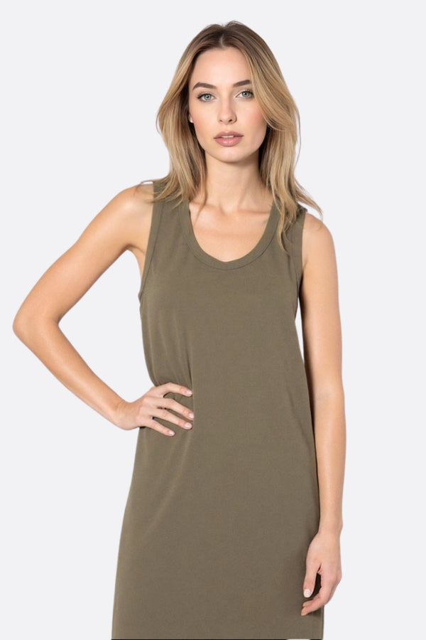 Women’s Khaki Green Maxi Dress