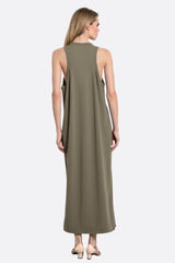 Women’s Khaki Green Maxi Dress